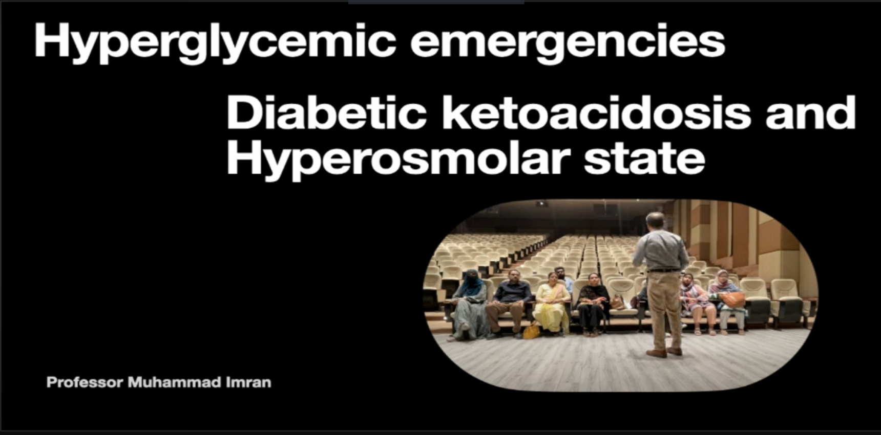 Hyperglycemic emergencies